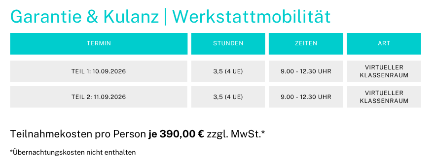 G&K Werkstattmobilität